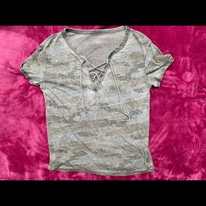 American eagle camo top